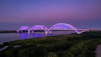 虹影臥波，光繪袍江——袍江大橋新夜景